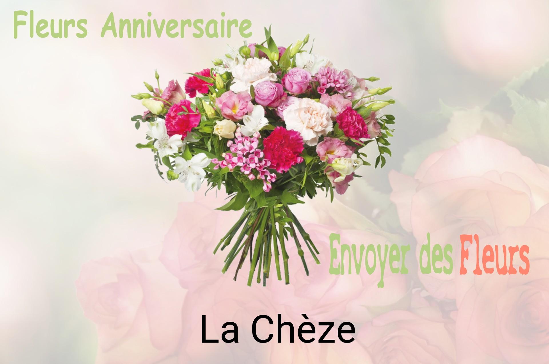 Bouquet de fleurs d’anniversaire livré à La Chèze