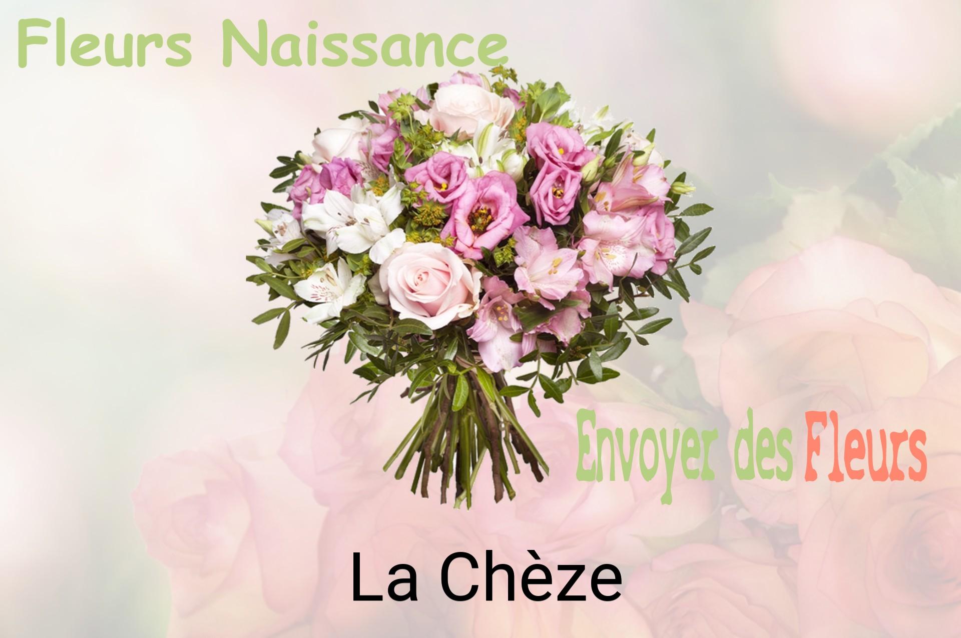 Bouquet de fleurs de naissance livré à La Chèze